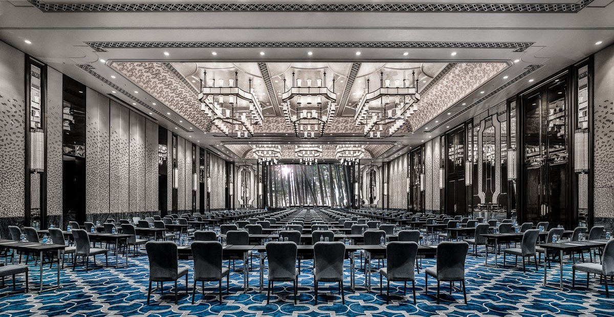 广州富力丽思卡尔顿酒店-豪华宴会厅会议室实拍照片