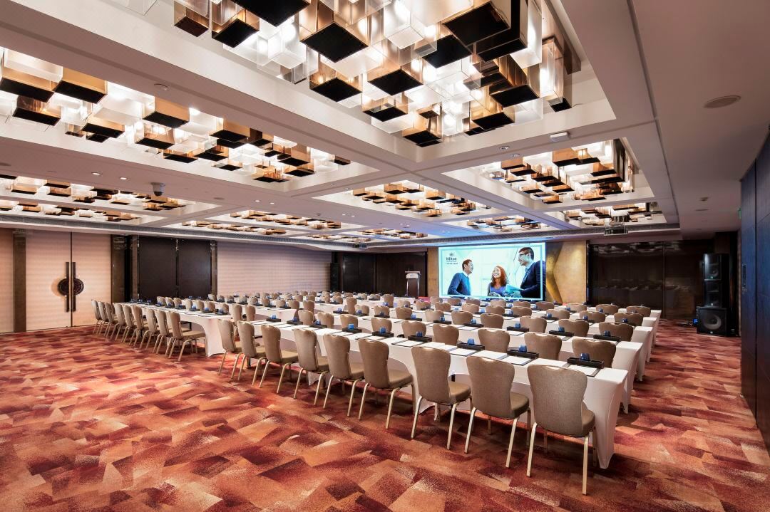 广州天河希尔顿酒店-大宴会厅会议室实拍照片