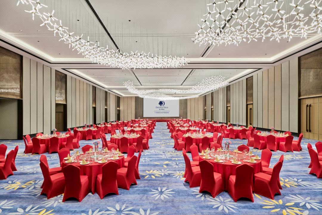 广州增城碧桂园希尔顿逸林酒店-荔碧大宴会厅会议室实拍照片