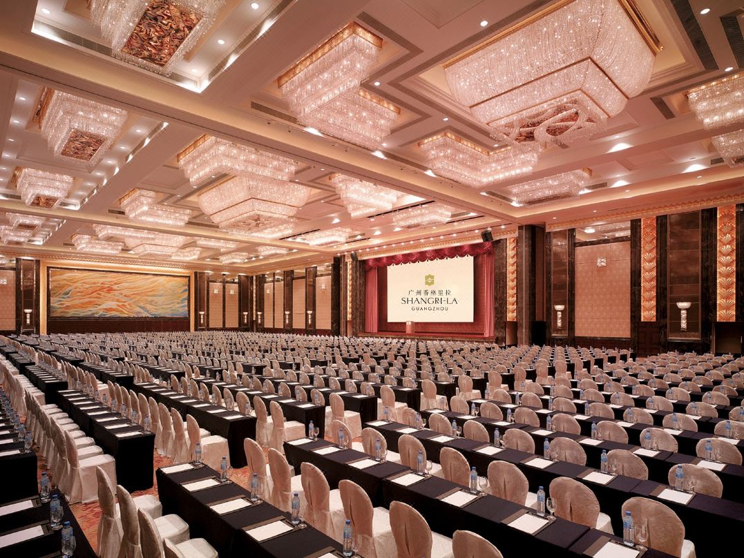 广州香格里拉大酒店-珠江宴会厅会议室实拍照片