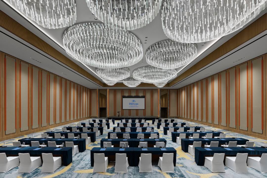 佛山顺德海骏达希尔顿酒店-国际宴会厅会议室实拍照片
